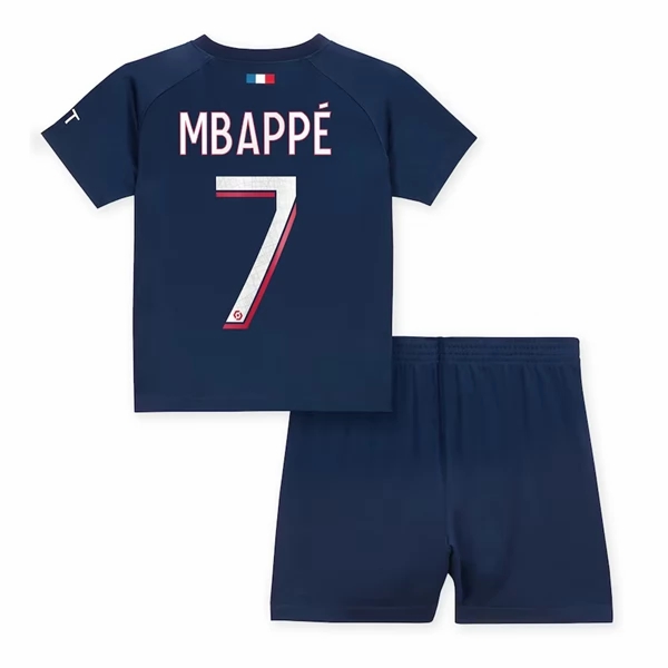 Maillots de Tenue Paris Saint Germain PSG Kylian Mbappé 7 Enfant ...